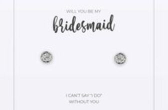 Will You Be My Bridesmaid Sentiments Earrings